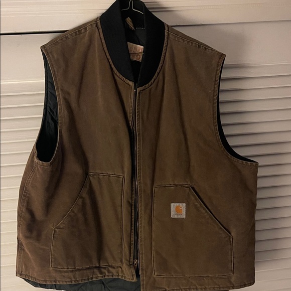 Carhartt Other - Carhartt Men's Dark Brown Work Vest
